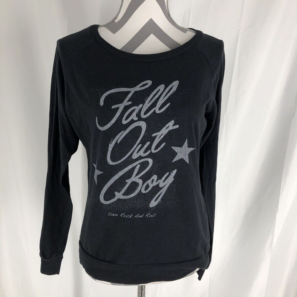 Fall Out Boy Cotton Long Sleeve Shirt Size Large
